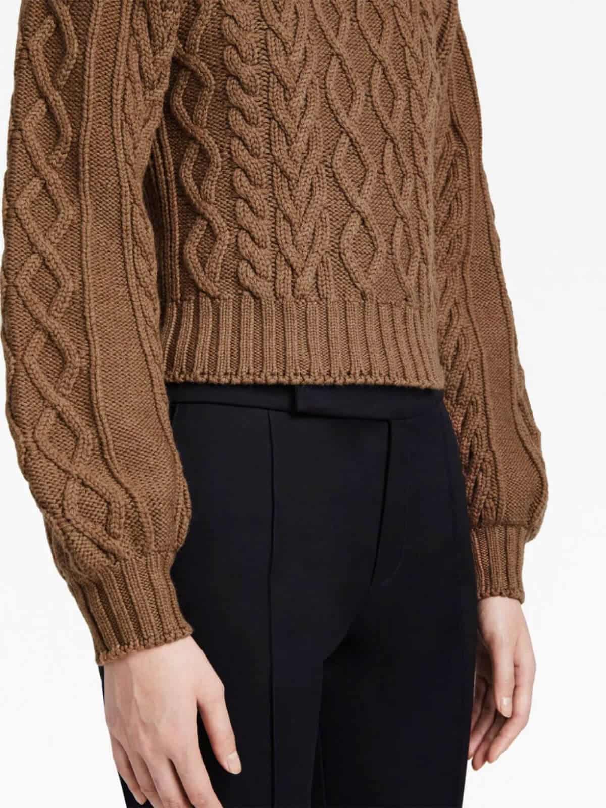 Crew Neck Wool Jumper - Image 4