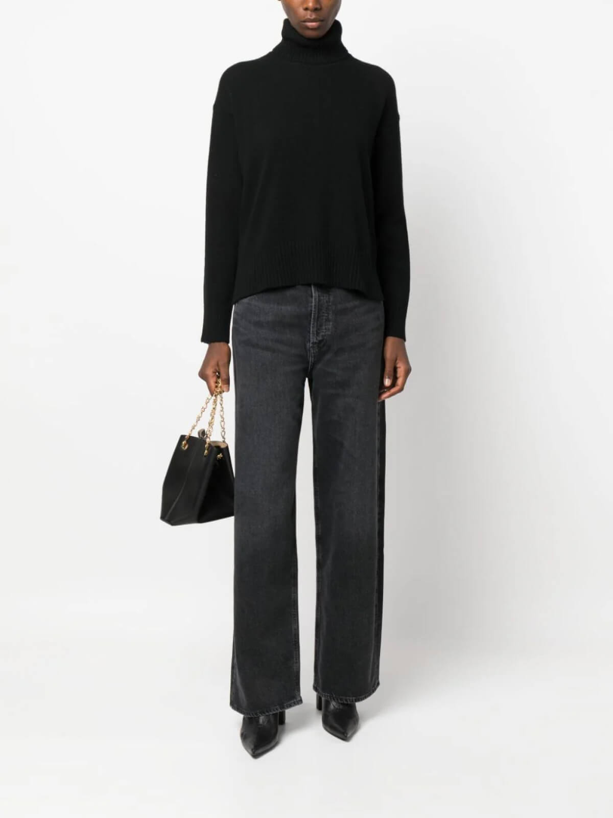 High Rise Wide Leg Jeans