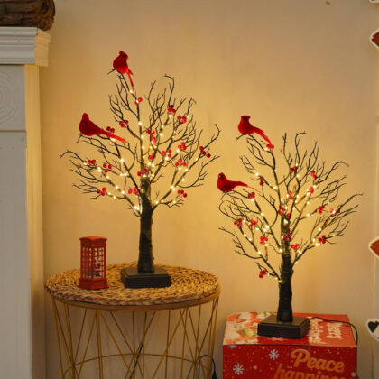50cm Twig Tree Lamp 60 Warm White LED Lights