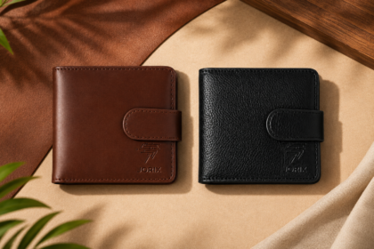 Genuine Cow Leather Bifold Short Wallet