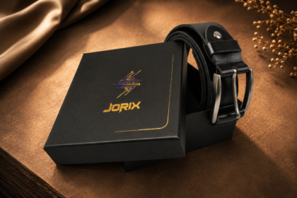 100% Genuine Buffalo Leather Belt - Black